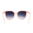 thumbnail image 7 of Child Girls Size Horn Rim Round Cat Eye Plastic Retro Fashion Sunglasses Pink - Smoke, 7 of 7