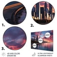 thumbnail image 3 of Designart "By Night Chicago Cityscape art painting III" Chicago Metal Wall Art, 3 of 5