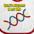 thumbnail image 4 of Inktastic Awesome Dna Boys or Girls Baby Bib, 4 of 4