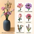 thumbnail image 3 of QJUHUNG Mini Bricks Flower Bouquet Building Set for Ages 8-12 - Unique DIY Home Decoration  Compatible with, 3 of 6