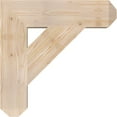 thumbnail image 3 of Ekena Millwork 5 1/2"W x 24"D x 24"H Traditional Craftsman Smooth Bracket, Douglas Fir, 3 of 13