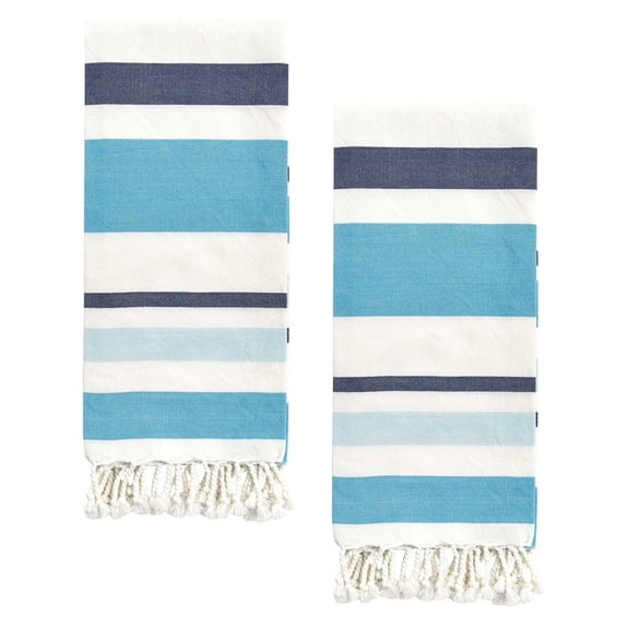 Split P Colby Woven Stripe Dishtowel Pair of 2