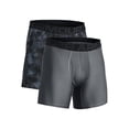 thumbnail image 5 of Under Armour Men's UA Tech 6 Boxerjock 2-Pack - 1363621-456Bauhaus Blue/Pitch Gray/Pitch Gray - XL, 5 of 5