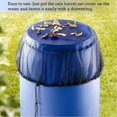thumbnail image 4 of Filet de Protection contre la Pluie Réglable pour Baril de Pluie Moustiquaire pour Jardin Extérieur Seaux Feuilles, 4 of 5