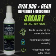 EarthSential Gym Bag + Gear Refresher & Deodorizer Spray, 4oz, all natural
