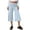 Light Blue -BR44, variant on Dwellite Wide Leg Cropped Pants for Women Low Rise Fold Over Stretch Pants for Summer Beach Holiday Streetwear Beige XL