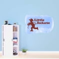 thumbnail image 2 of Little Buckaroo Little Cowboy Quotes Rodeo Watercolor Design Wall Art Sticker Designs Vinyl Stickers For Home House Walls Rooms Windows Bedroom Decoration Size (26x26 inch), 2 of 3