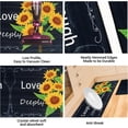 thumbnail image 3 of Kitchen Rug Set of 2, Farmhouse Kitchen Rug, Sunflower Kitchen Mat,Kitchen Rugs and Mats Non Skid Washable 16 x 31.5 in +16 x 47.3 in, 3 of 6