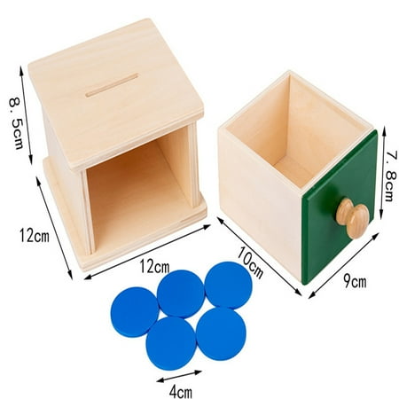 Montessori Infant Coin Box Preschool Learning Montessori Toys for Toddlers