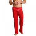 thumbnail image 4 of Pantalon Ample en Maille Transparente pour Hommes Vêtements de Nuit Décontractés, 4 of 6