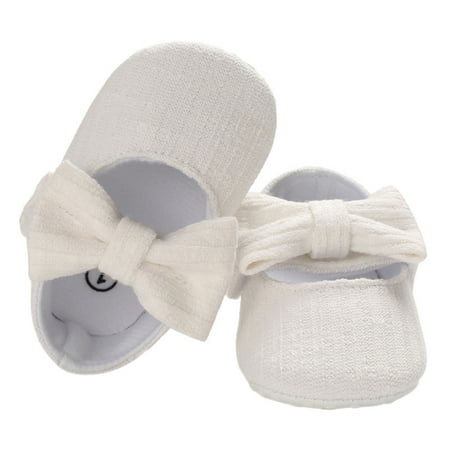 

Newborn Infant Baby Girls Shoes Anti-slip Shoes Princess Bow-knot Soft Sole Shoes