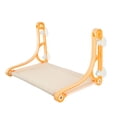 thumbnail image 6 of Cat Bed, Cat Window Perch Seat Suction Cups Cat Hammock Pet Resting Seat Safety Cat Shelves Orange, 6 of 9