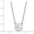 thumbnail image 2 of Sterling S. Rh-plated LogoArt Samford University Small Pendant With Necklace; 18 inch; for Adults and Teens; for Women and Men, 2 of 3