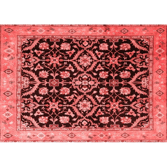 Ahgly Company Indoor Rectangle Persian Red Traditional Area Rugs, 2' x 4'