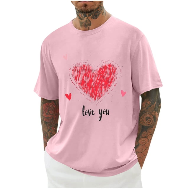 Camisas de Manga Larga para Hombres Imprimir Casual Cuello Redondo Blusa de Manga Corta, Camisas de Lino para Hombres