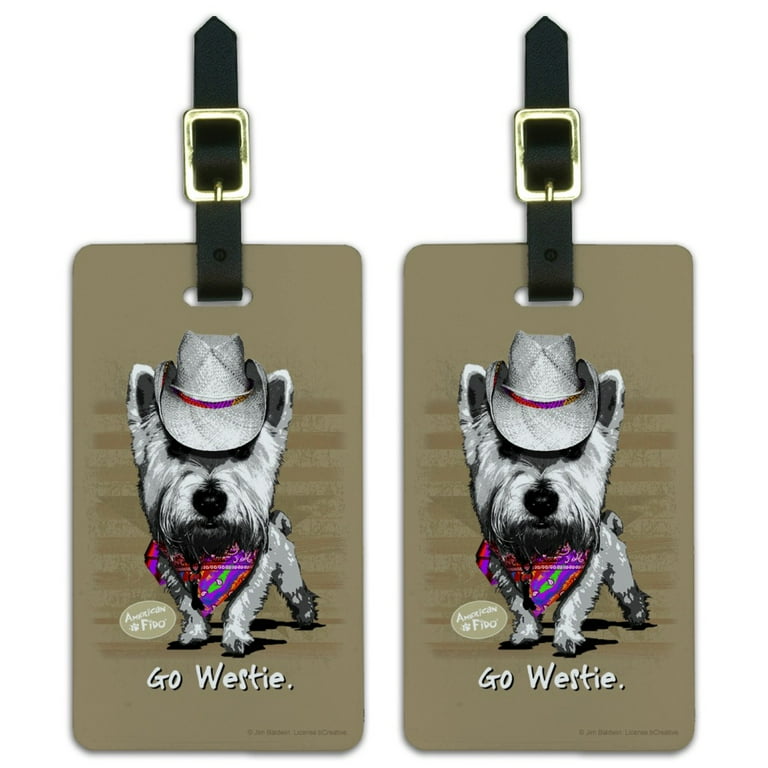 Dog clearance luggage tags