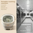 thumbnail image 5 of Portable Washing Machine With Spin Dryer, Fully Automatic 13L Folding Washing Machine With 3 Cleaning Modes For Underwear, Baby Clothes Cleaning, 5 of 5