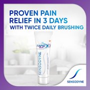 Sensodyne Rapid Relief Sensitivity Toothpaste for Sensitive Teeth Mint, 3.4 Oz, 3 Pack