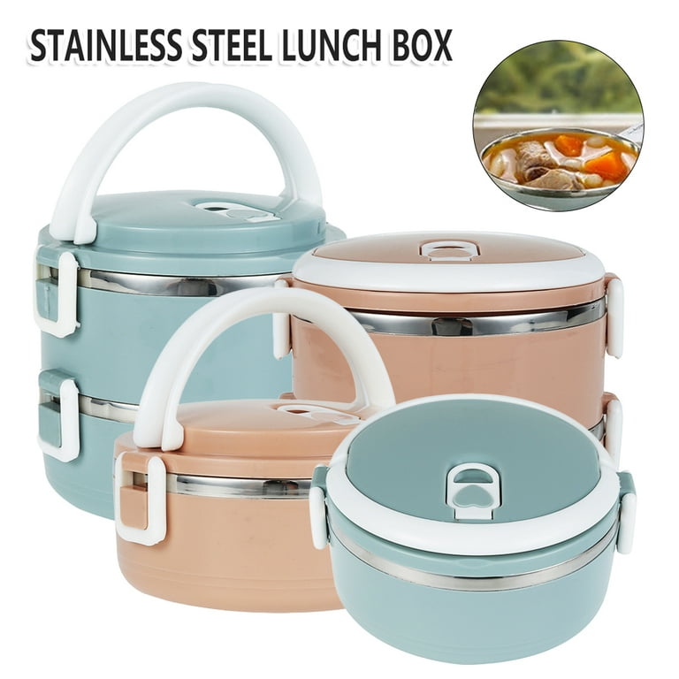 Niyofa Insulated Bento Lunch Box Food Container Vacuum Leakproof Thermal Flask 530ml/710ml Stainless Steel Insulated Food Container with Spoon