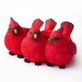 thumbnail image 5 of Resin Cardinal Bird Figurine Set Decorative Sculptures for Home Garden Office Indoor Outdoor Display Ornament, 5 of 8