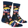 thumbnail image 3 of Crazy Socks Colorado Fun Print Novelty Crew Socks for Men, 3 of 6