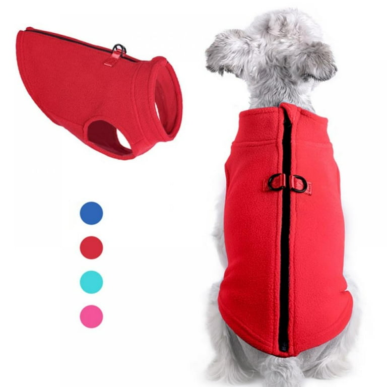Dog coat with leash attachment hot sale