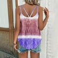 thumbnail image 6 of GA WEIHUA Womens Tie Dye Print Tank Top Eyelet Embroidery Sleeveless Spaghetti Strap Cami Tunic Loose Casual 2025 Summer Flowy Shirts(Purple,S), 6 of 6
