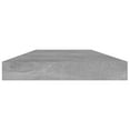 thumbnail image 2 of vidaXL Bookshelf Boards 4 pcs Concrete Gray 15.7"x3.9"x0.6" Chipboard, 2 of 5