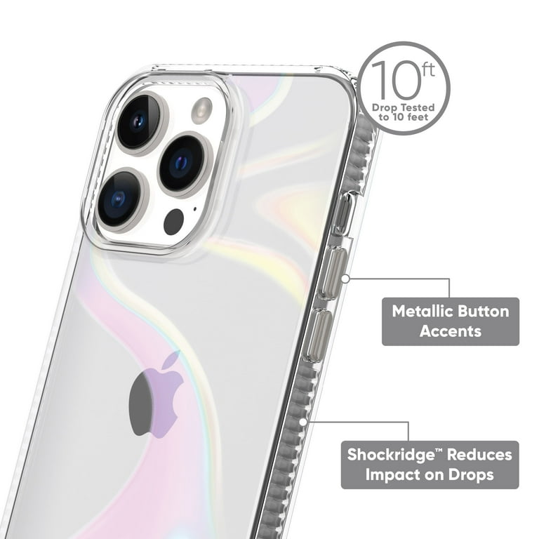 Onn Phone Case iPhone 14 Pro Max, Iridescent Illusion
