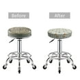 thumbnail image 5 of Susaid Dog Riding Skateboard Print Elastic Bar Stool Cover Personalized Washable Stool Cover for Barbershop Home Bar Kitchen-13 inch, 5 of 7