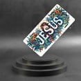 thumbnail image 6 of Floral Jesus Art Front License Plate,Metal License Plate,Funny Standard Plates Personalized Novelty Decorative For Men/Women/Boys/Girls Car 6×12 Inch, 6 of 7