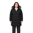 thumbnail image 2 of Heting Women's Plus Size Winter Puffer Coat with Removable Hood Warm Thicken Snow Jacket for Cold Weather Black 2XL, 2 of 9