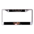 thumbnail image 1 of Rottweiler Face Chrome License Plate Frame, 1 of 1