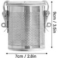thumbnail image 2 of Bolsa de Condimentos de Acero Inoxidable Infusor de té Filtro de Especias Multiusos Colador de Condimentos, Colador de Condimentos de Especias para Sopa de Salsa Sabor Especias (0.3L), 2 of 5