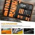 thumbnail image 5 of Car Trim Removal Tool Kit, Clip Plier Upholstery Remover Set for Auto Door Panel Audio Dashboard, with Storage Bag,Orange, 5 of 6