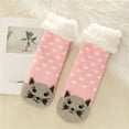 thumbnail image 5 of CYSFASHION Ankle Socks for Women Fuzzy Home Slipper Winter Fashion Sleeping Cozy Fall Fashion Fluffy Christmas Gifts Girls Socks Pink, 5 of 9