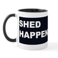 thumbnail image 2 of CafePress - Shed_Happens_Lg Large Mug - 11 oz Ceramic Mug - Novelty Coffee Tea Cup, 2 of 6