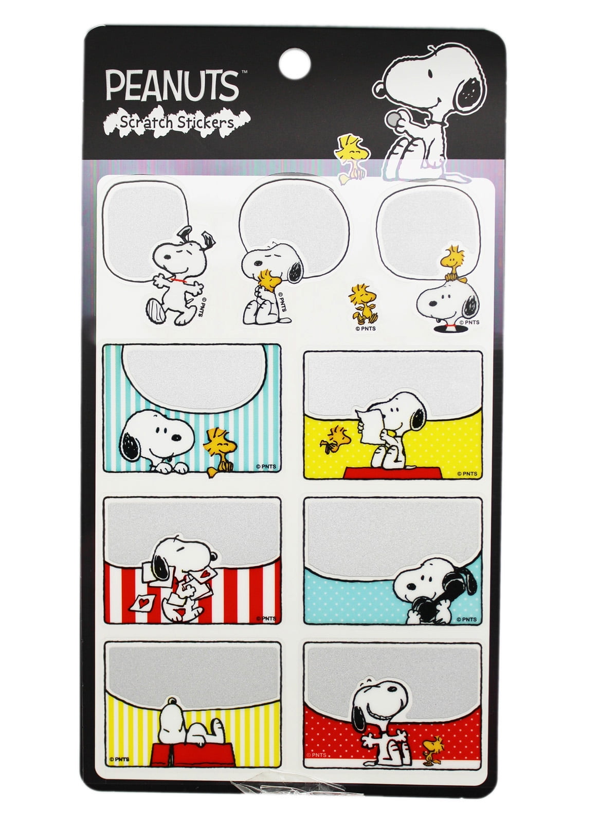 Snoopy And Woodstock Write Your Own Thought Bubble Scratch Off Stickers Walmart Com