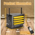 thumbnail image 4 of HICFM 7500W Hard-Wired Ceiling Mount 240V Garage Electric Heater with Remote Control & 12-Hour Timer - UL Listed, 4 of 9