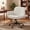 Beige, variant on Ultifit Adult PU Leather Criss Cross Indoor Makeup and Gaming Swivel and Adjustable Arms Office Chairs, Beige