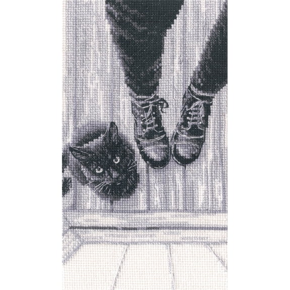 Wizardi Counted Cross Stitch Kit - I'm just a Kitten M1035 RTO