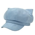 thumbnail image 4 of Women Cat Ear Wool Beret Hat – Soft Warm French Style Painter Cap, Cute Japanese Fashion Beret Hats for Women, Casual Streetwear Accessory for Autumn and Winter Outfits, 4 of 8