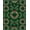Green, Pattern 9, variant on ODIKA 4' x 6' Machine Washable Non-Slip Area Rug, Victorian Wreath High Traffic Rug, Green, 428546