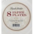 thumbnail image 4 of Punch Studio 8 in Dessert Appetizer Paper Plates, 8 ct, Blue Winter Peacock 66162, 4 of 4
