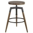 thumbnail image 1 of INK+IVY Frazier 24.25" Solid Acacia Wood and Metal Counter Stool in Brown, 1 of 7