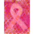 thumbnail image 1 of Carolines Treasures SB3094CHF Artsy Breast Cancer Pink Ribbon Flag Canvas House Size, 1 of 2