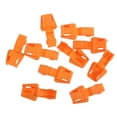 thumbnail image 4 of 10PCS Cola Reemplazo del cordón de Bloqueo del extremo Cierre con cremallera plástico para cuerda de 3-4 mm naranja, 4 of 7