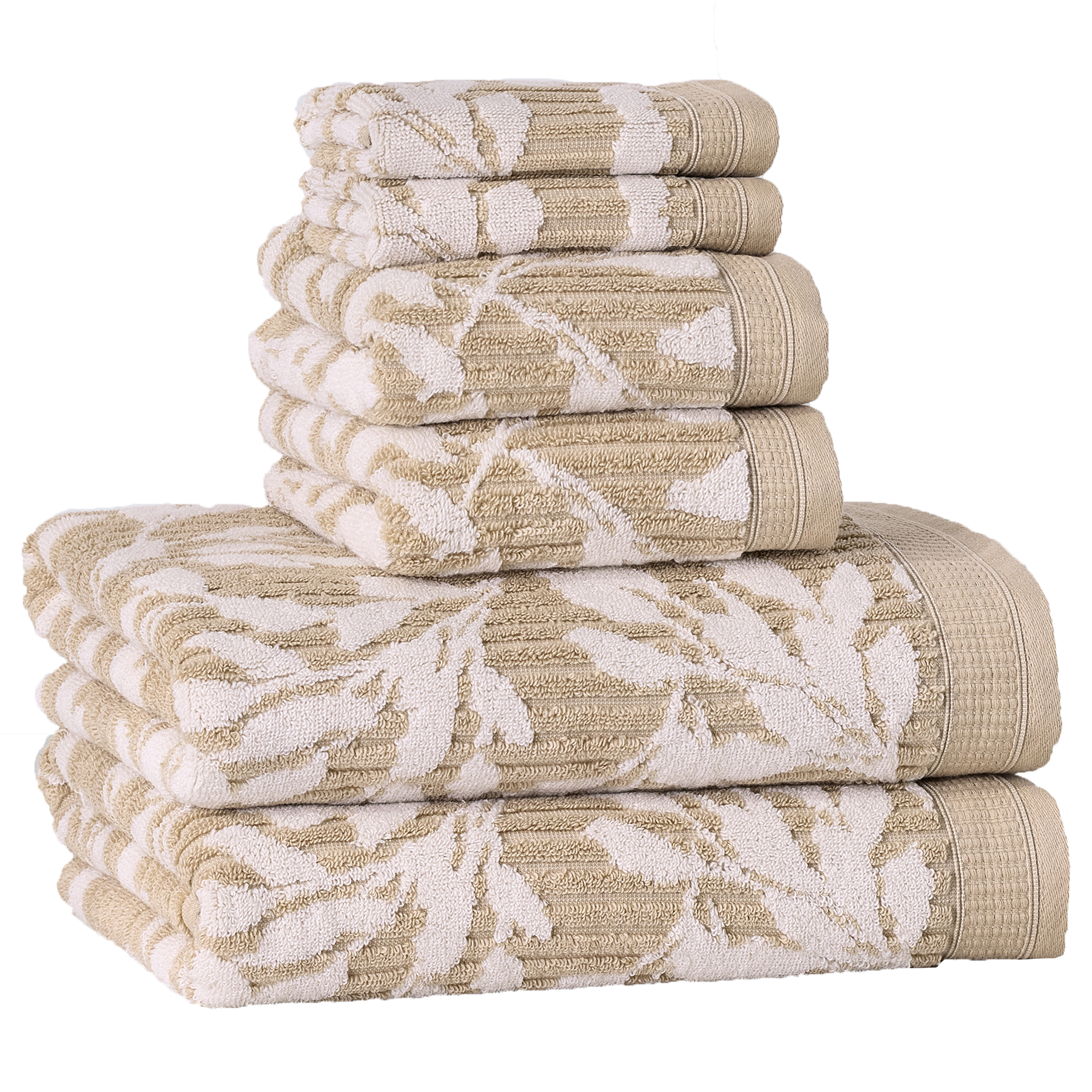 Better Homes & Gardens Signature Soft Floral Towel Set, 6-Piece photo 1