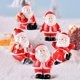 thumbnail image 4 of 2 Piezas Papá Noel Y Muñeco De Nieve Micro Snow Display Regalo Artesanía En Resina, 4 of 4