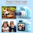 thumbnail image 2 of Kids Selfie Camera for Kids 1080HD 20MP Digital Camera for Boys Toddler Girl Toys, Christmas Birthday Gift for Age 3 4 5 6 7 8 9 10 Year Old with 32GB SD Card, Blue, 2 of 8